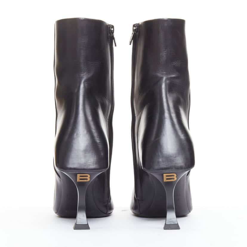 Balenciaga Hourglass Black Leather Fair condition - Box View