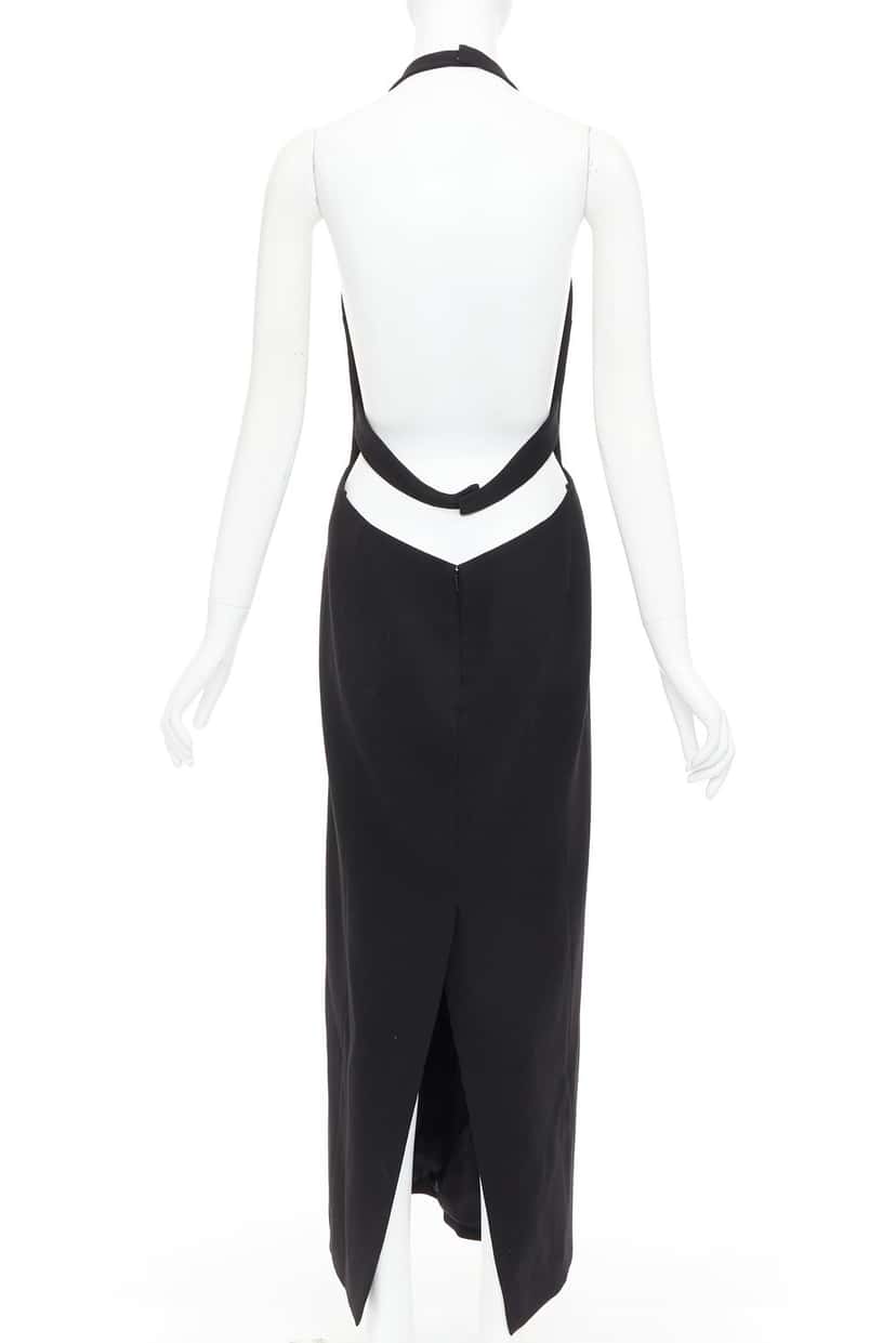 Saint Laurent Dress Black Wool Never worn, with tag - Box View