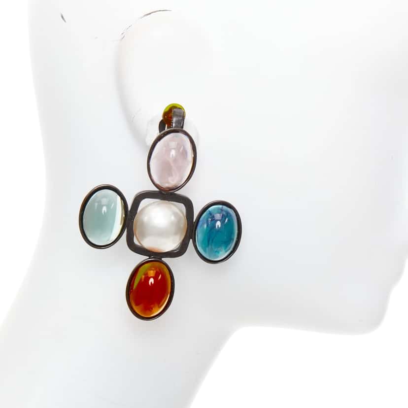 Saint Laurent 666425-Y15VR-9247 Blue Metal Never worn - Inside View