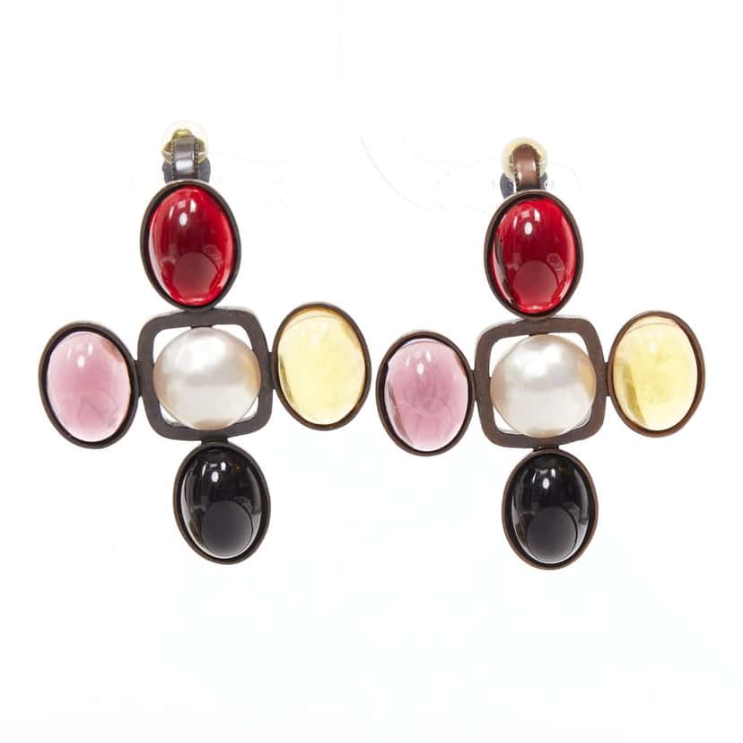 Saint Laurent 666425-Y15VR-9247 Blue Metal Very good condition - Front View