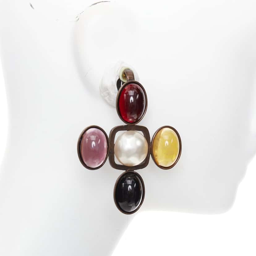 Saint Laurent 666425-Y15VR-9247 Blue Metal Very good condition - Back View