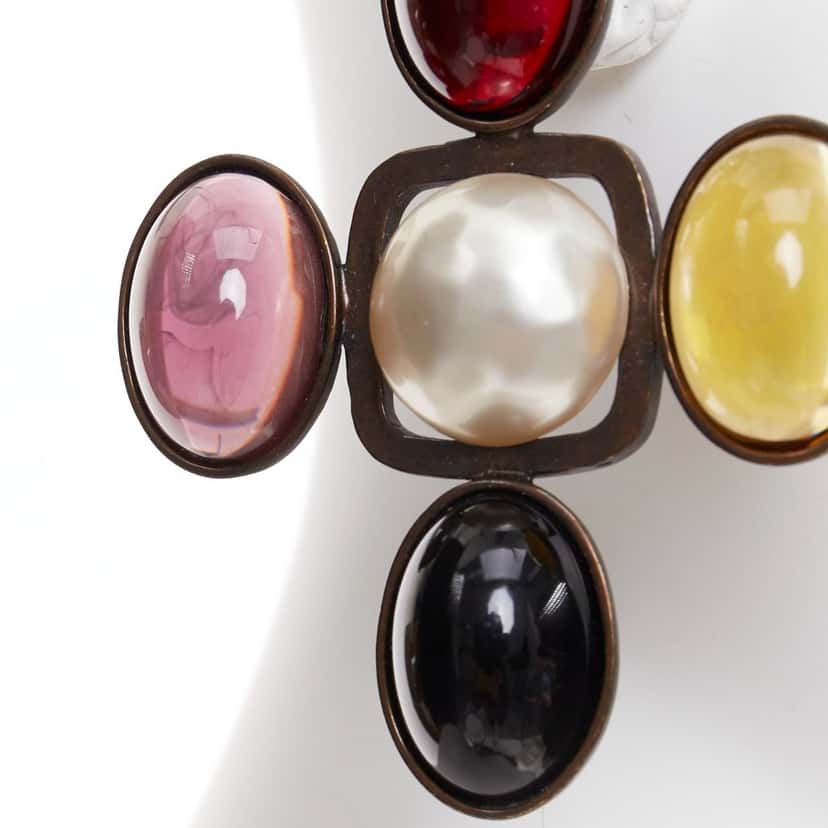 Saint Laurent 666425-Y15VR-9247 Blue Metal Very good condition - Box View