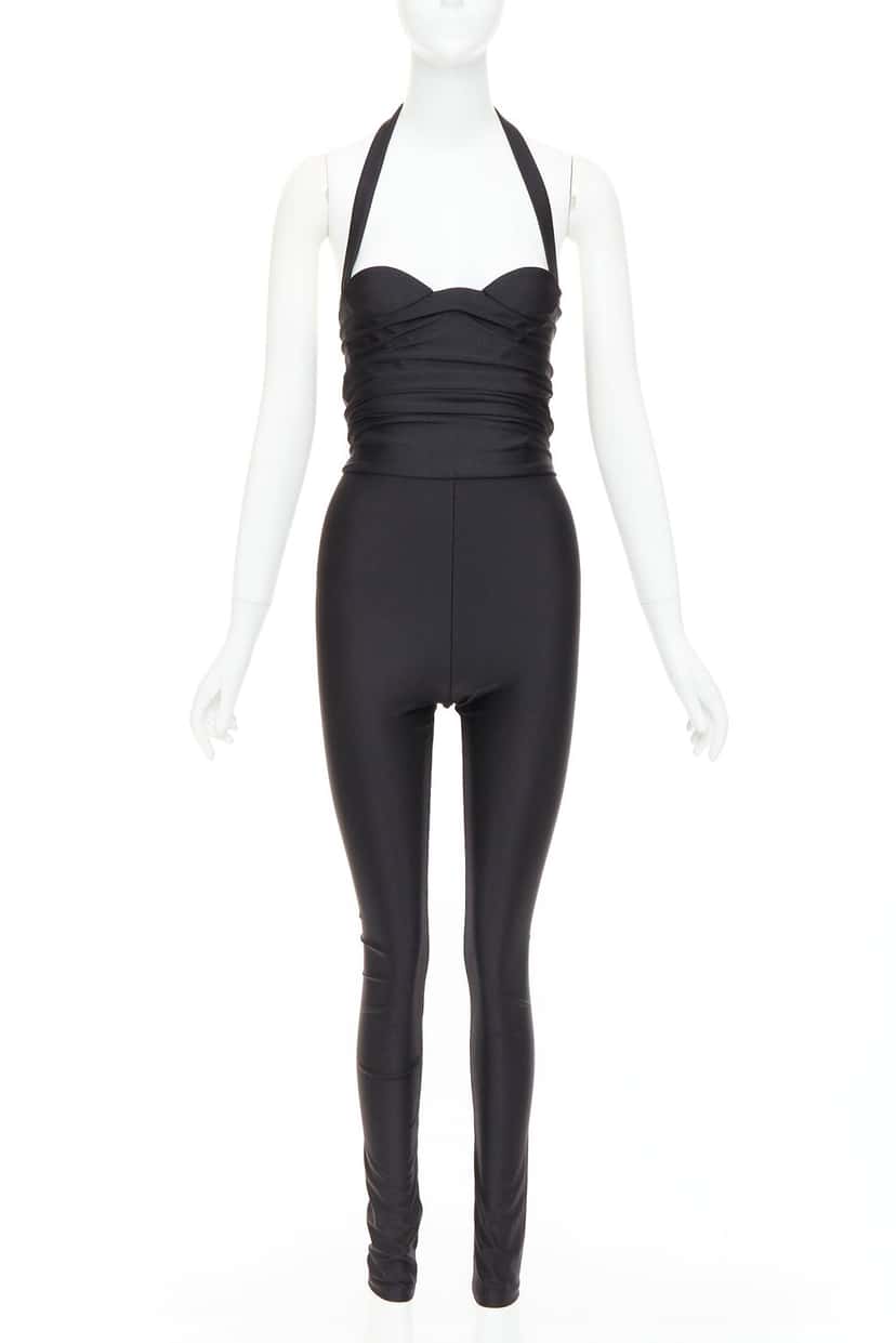 Saint Laurent Jumpsuit Black Polyamide Never worn, with tag - Front View