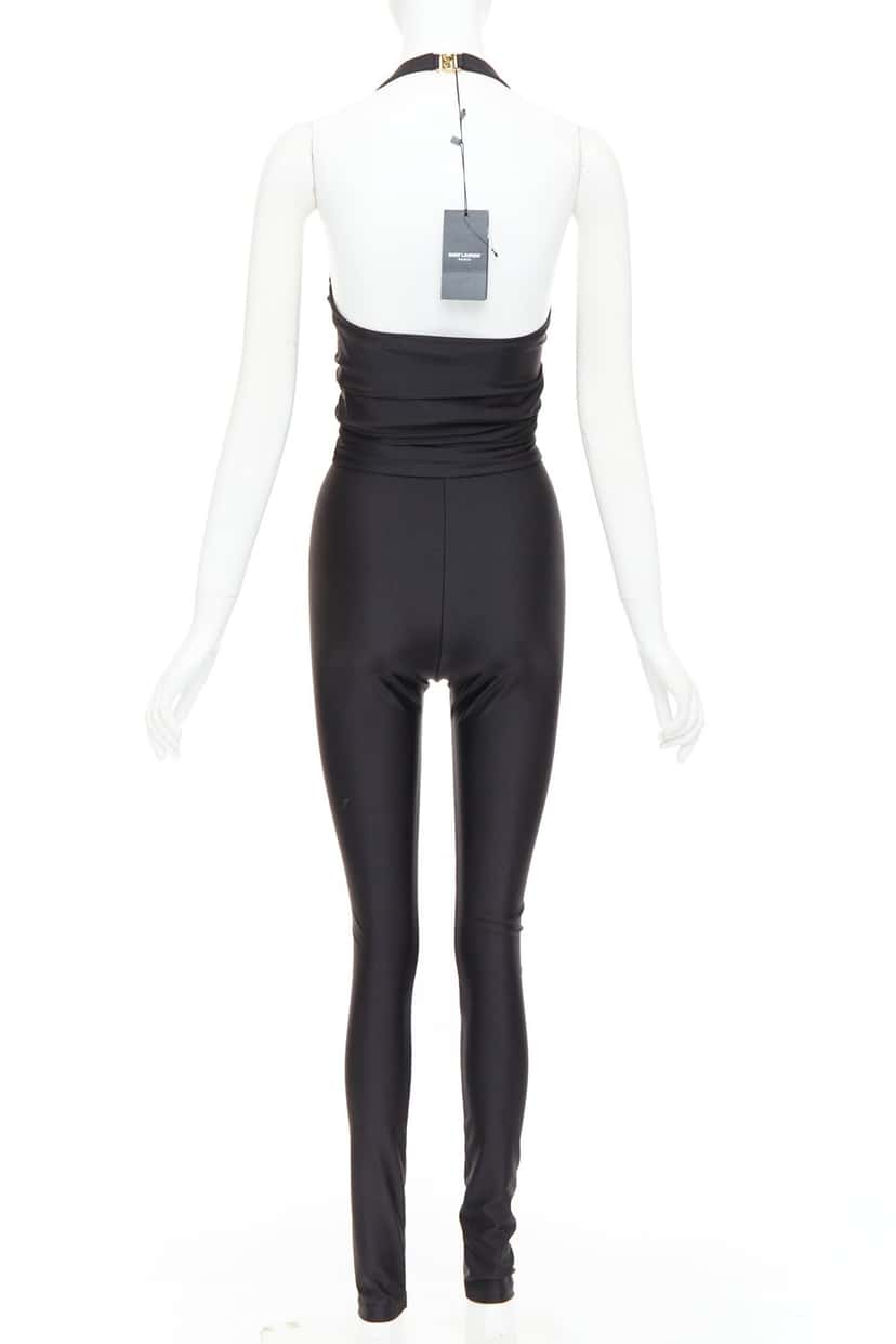 Saint Laurent Jumpsuit Black Polyamide Never worn, with tag - Box View