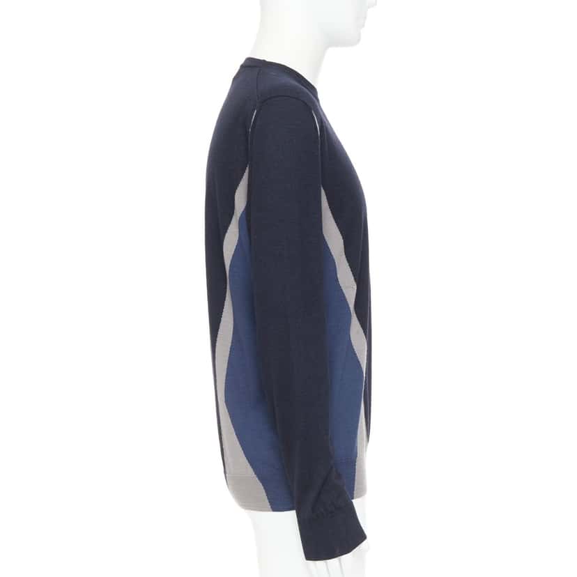 Hermes Top Navy Cashmere Fair condition - Model View