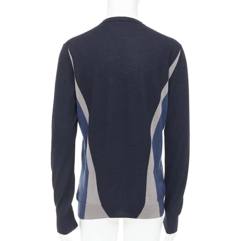 Hermes Top Navy Cashmere Fair condition - Box View