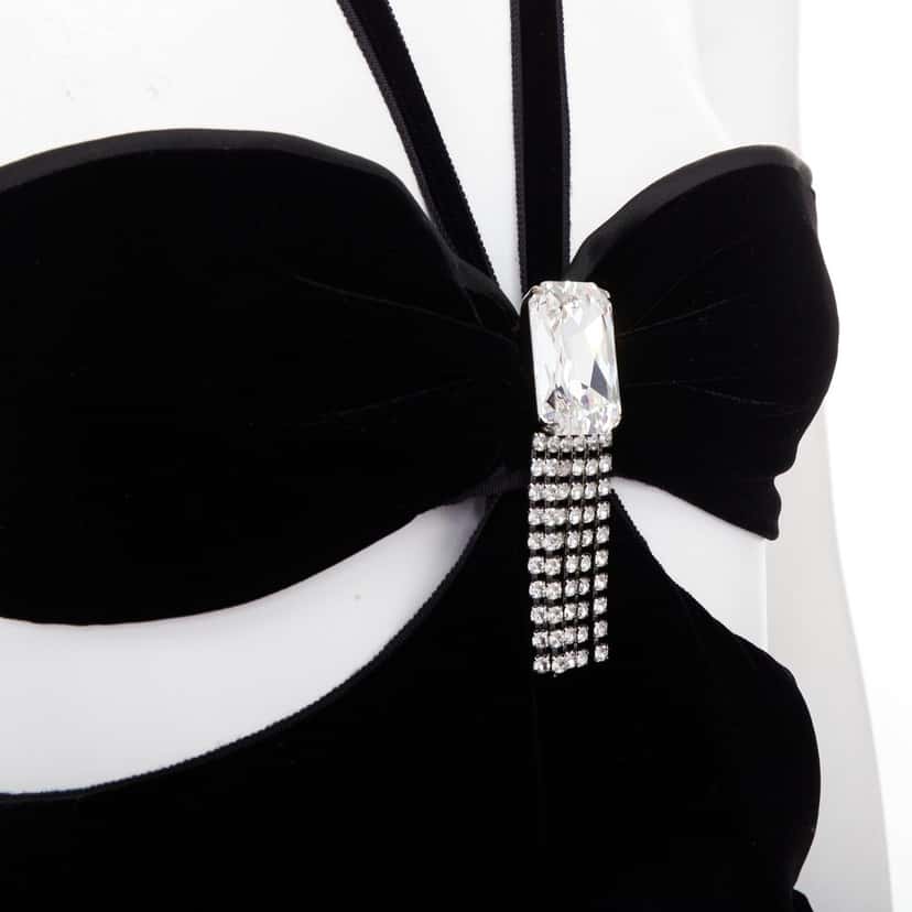 Saint Laurent Jumpsuit Black Viscose Never worn, with tag - Back View