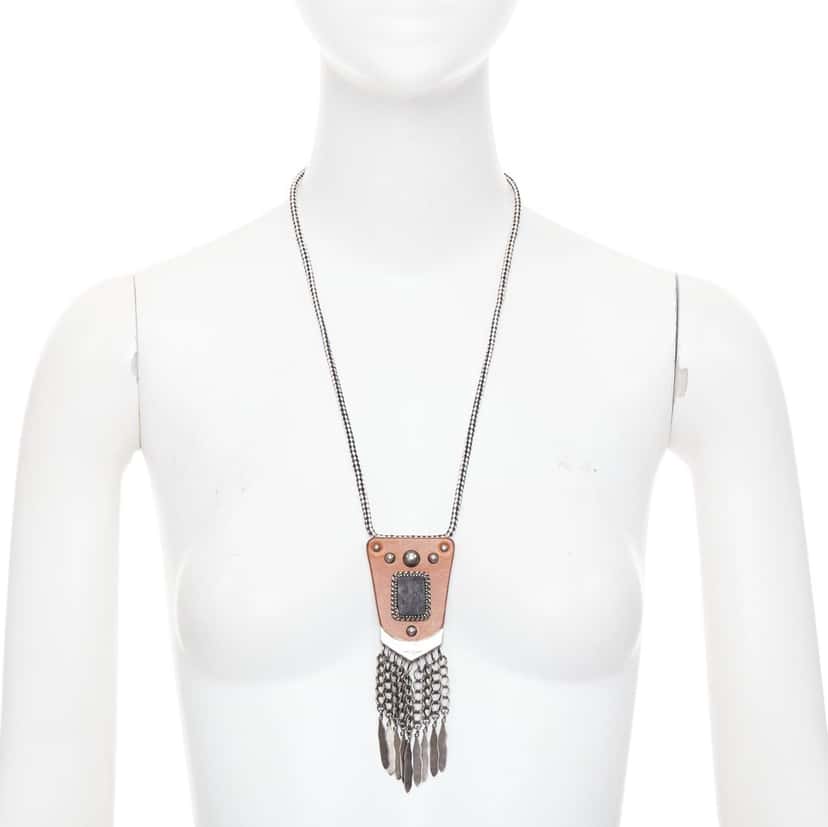 Saint Laurent Product Brown Leather Very good condition - Front View