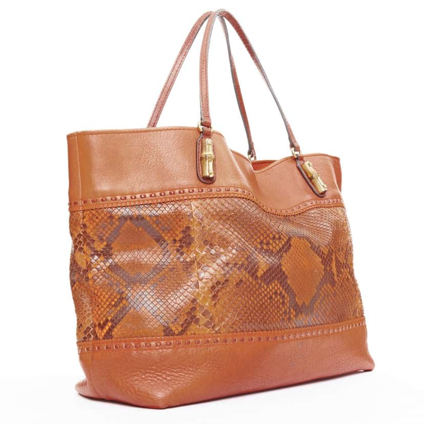 Gucci Laidback Crafty Orange Leather Fair condition - Inside View