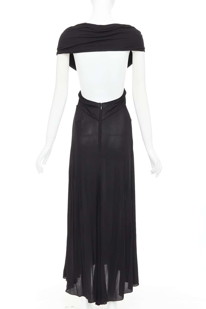 Saint Laurent Dress Black Viscose Never worn, with tag - Box View