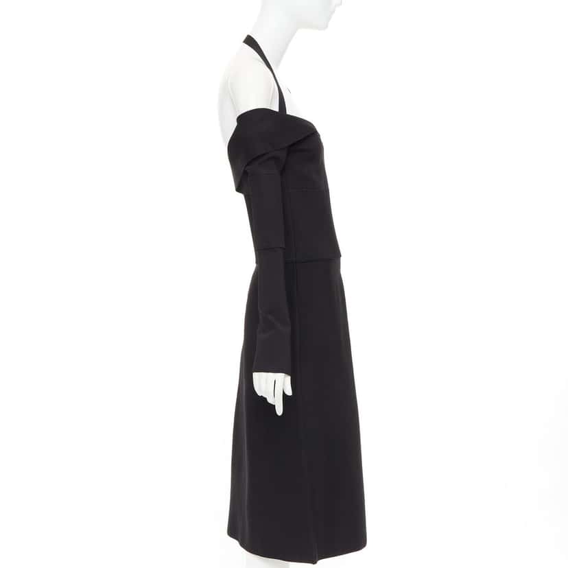 Ferragamo Dress Black Viscose Very good condition - Model View