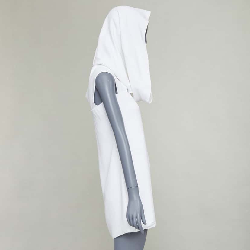 Ferragamo Dress White Silk Never worn, with tag - Inside View