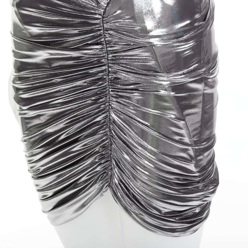 Ferragamo Dress Silver Polyester Never worn, with tag - Back View