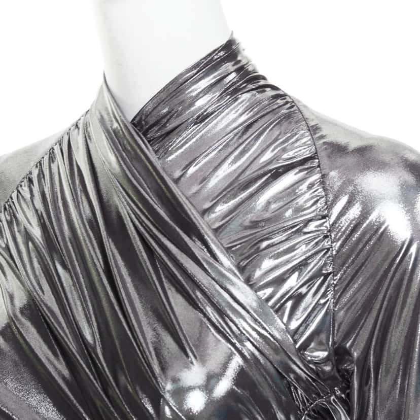 Ferragamo Dress Silver Polyester Never worn, with tag - Back View