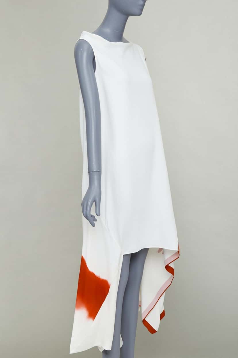 SALVATORE FERRAGAMO Dress Ecru Viscose Never worn, with tag - Inside View