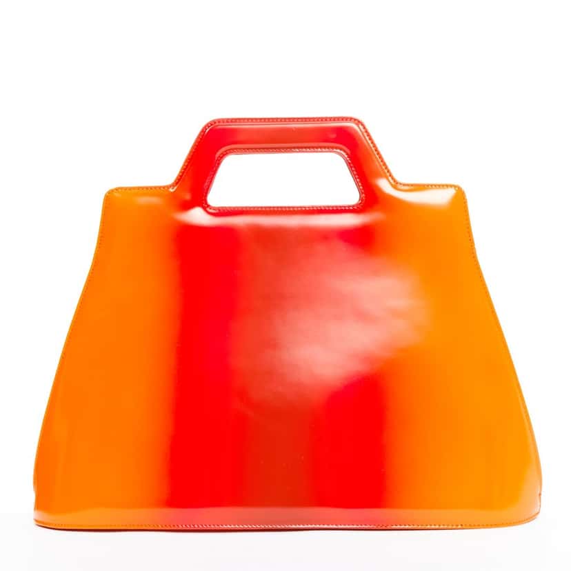 SALVATORE FERRAGAMO Wanda Red Leather Never worn, with tag - Box View