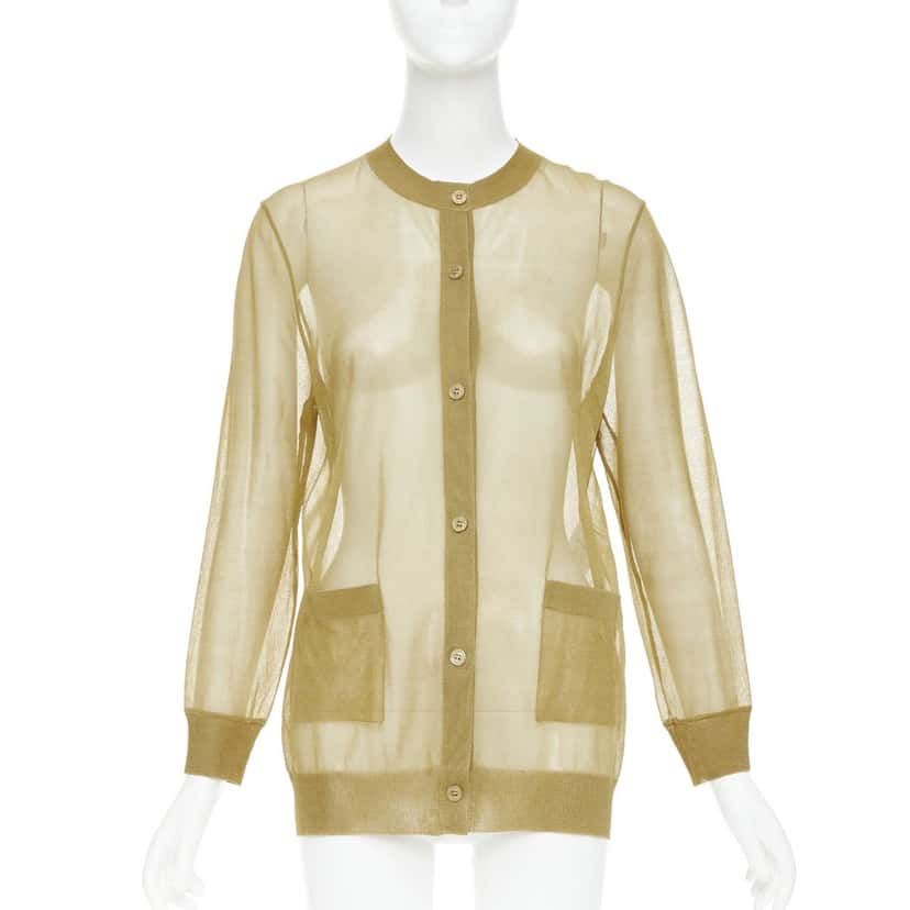 Saint Laurent Top Camel Silk Good condition - Front View