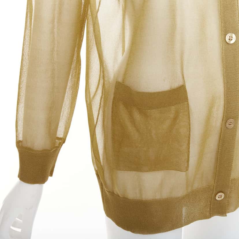 Saint Laurent Top Camel Silk Good condition - Back View