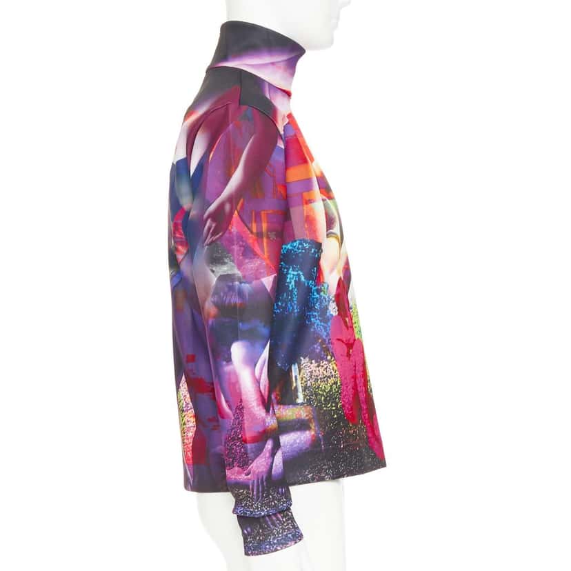 Prada Top Purple Never worn, with tag - Model View