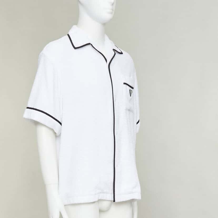 Prada Top White Cotton Never worn, with tag - Inside View