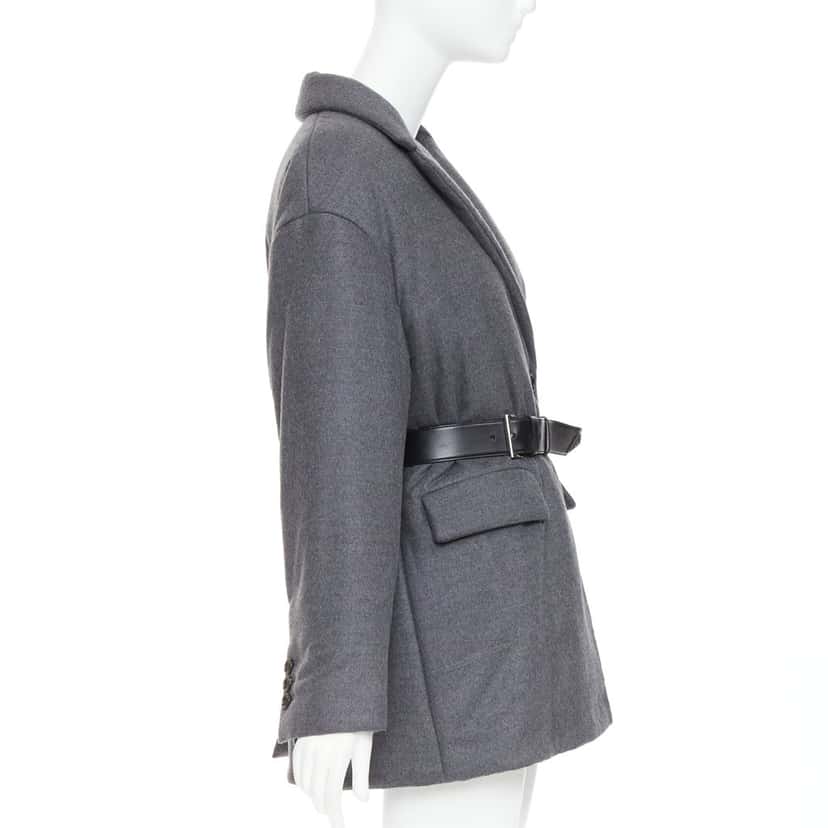 Prada Grey Cashmere Coats Grey Cashmere Never worn, with tag - Box View