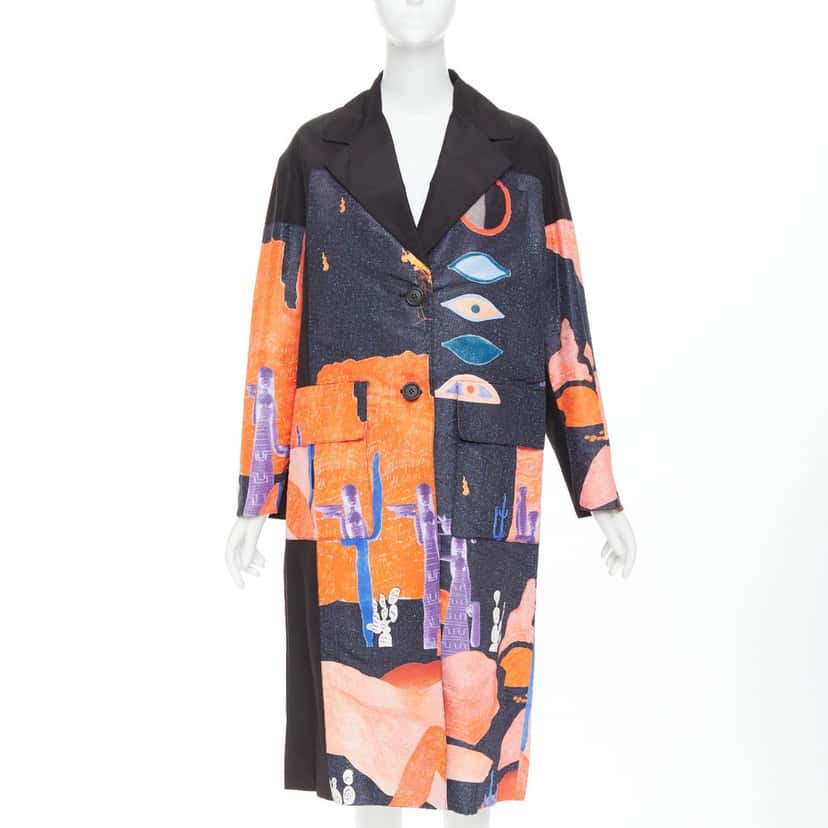 Prada Coat Black Never worn, with tag - Front View