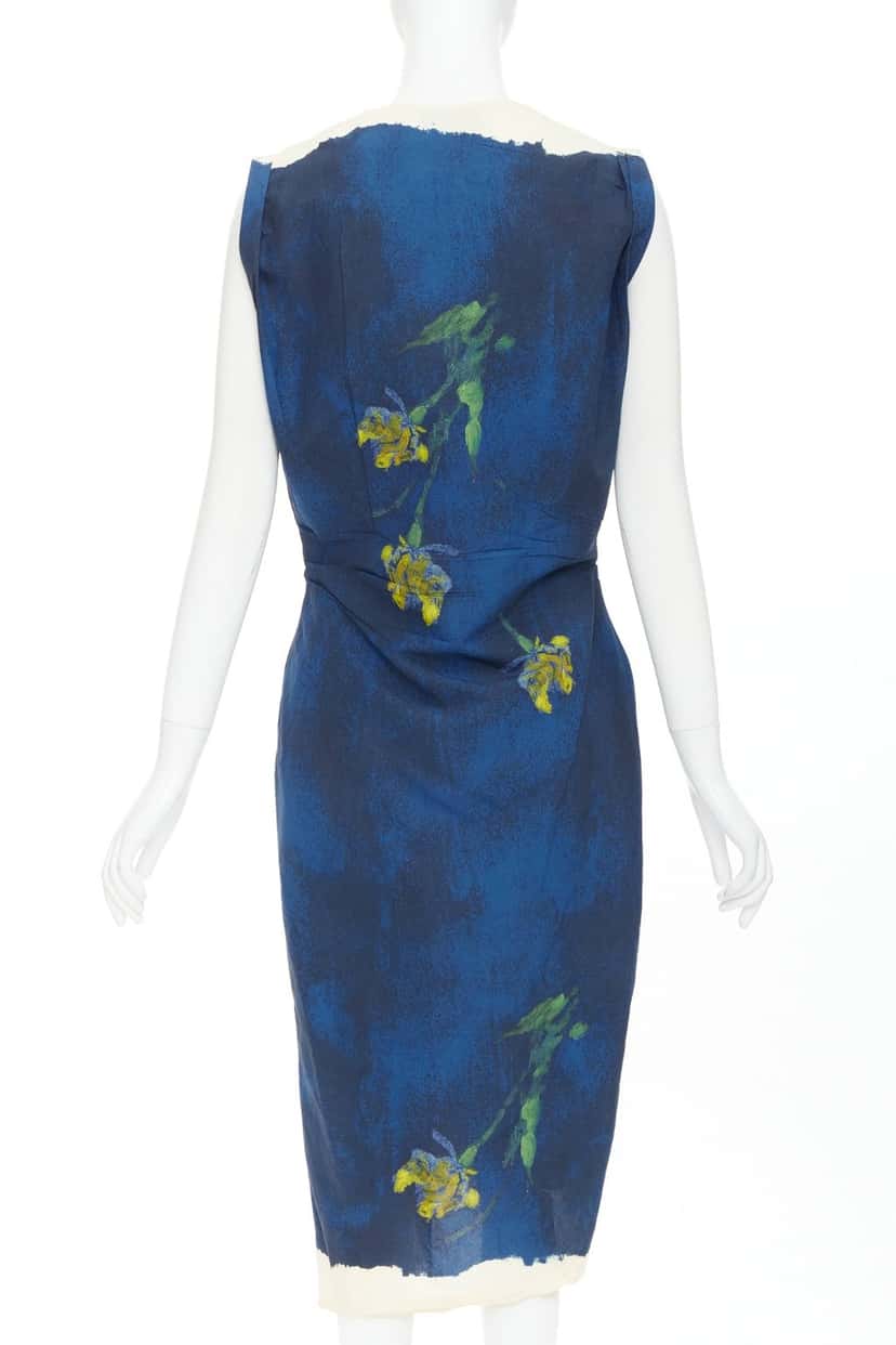 Prada Navy Polyester Dresses Navy Polyester Never worn, with tag - Box View