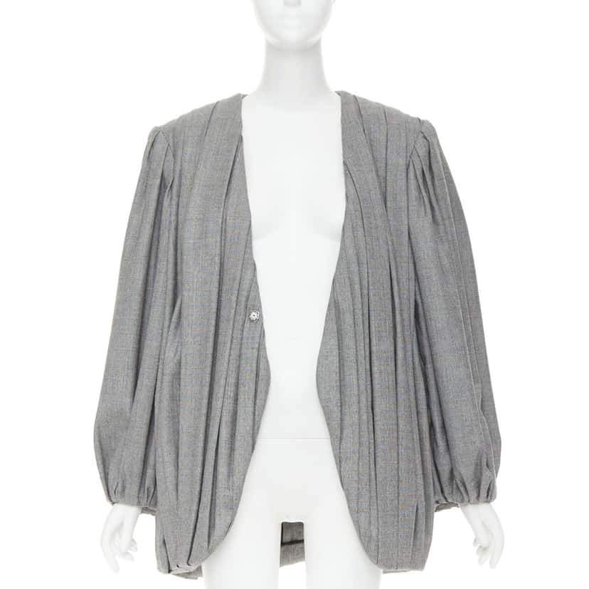 Louis Vuitton Jacket Grey Wool Very good condition - Inside View