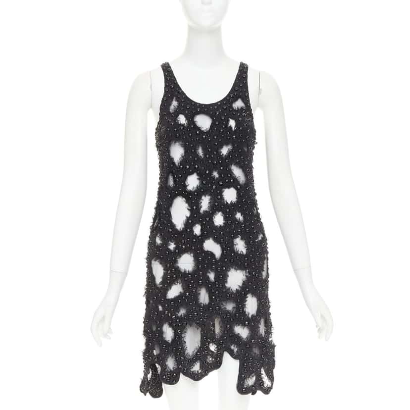 Louis Vuitton Dress Black Very good condition - Front View