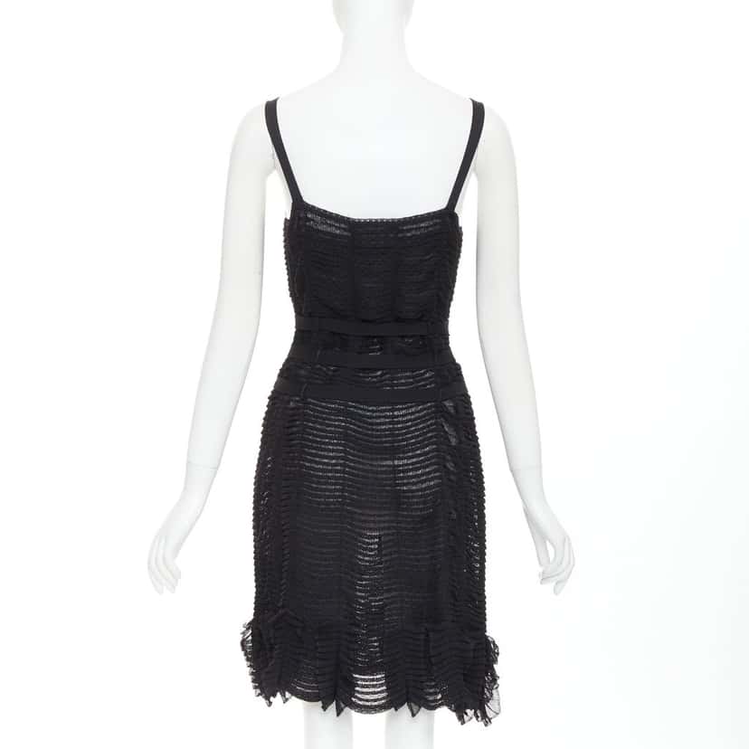 Dior Dress Black Viscose Very good condition - Box View