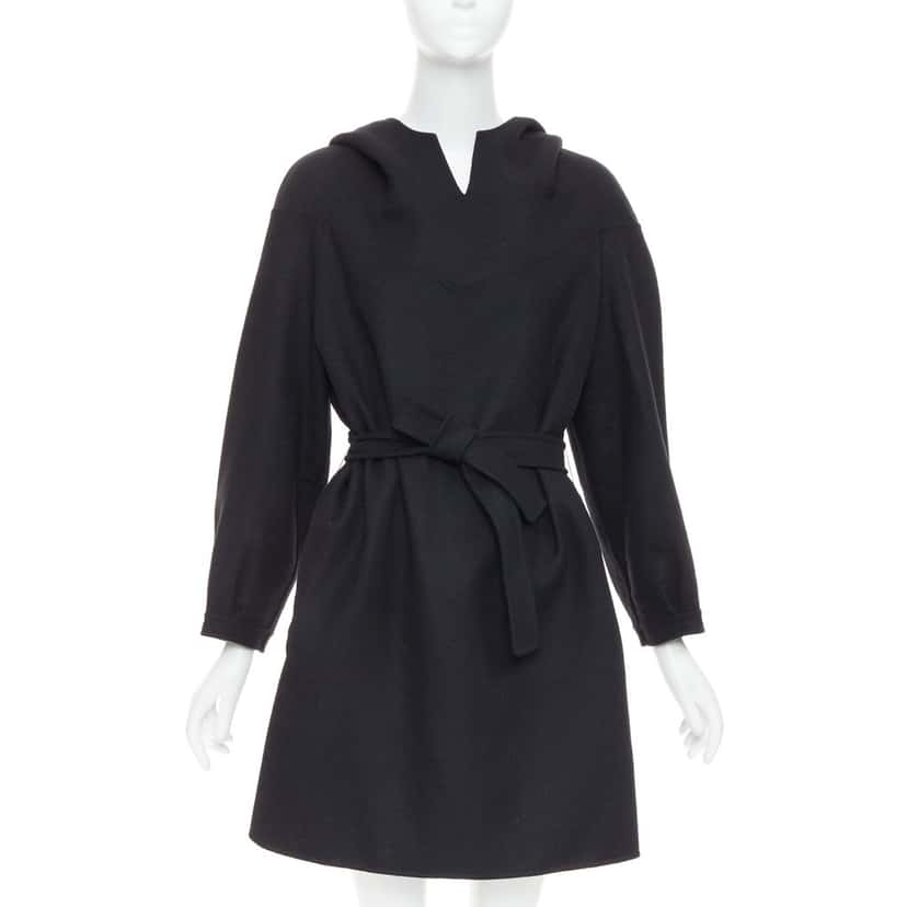 Dior Dress Black Wool Very good condition - Front View