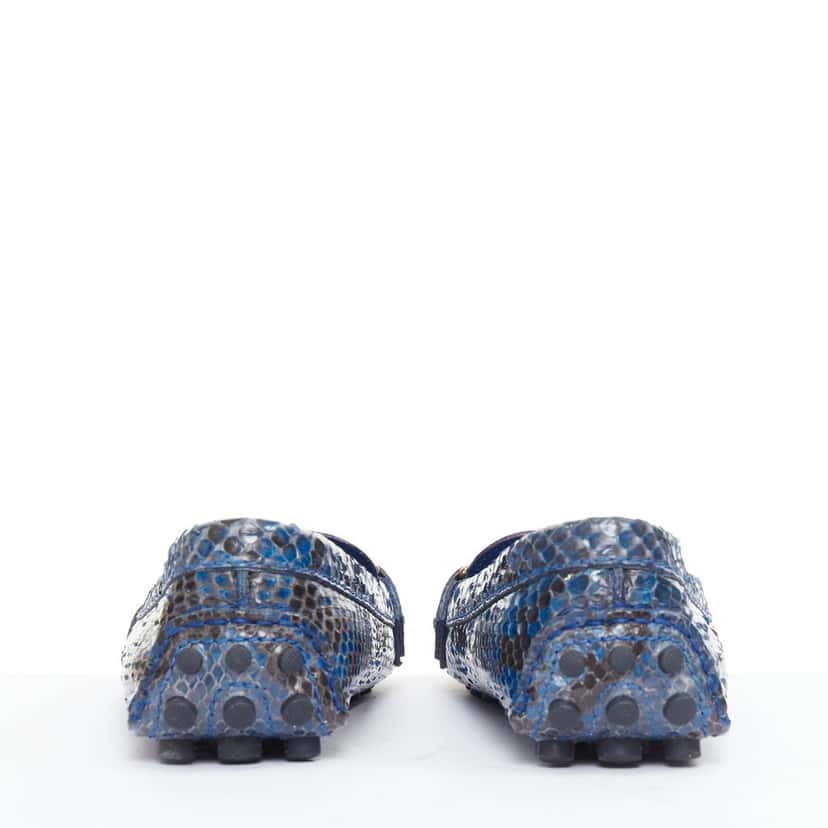 Louis Vuitton Dauphine Blue Leather Good condition - Box View