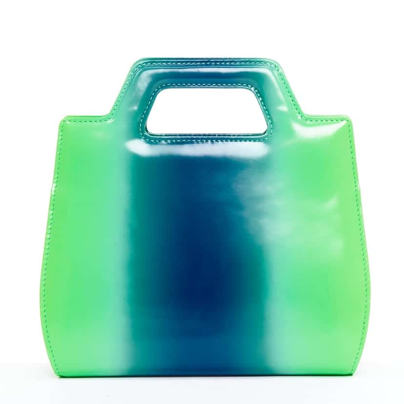 Ferragamo Mini Wanda Green Leather Never worn, with tag - Box View