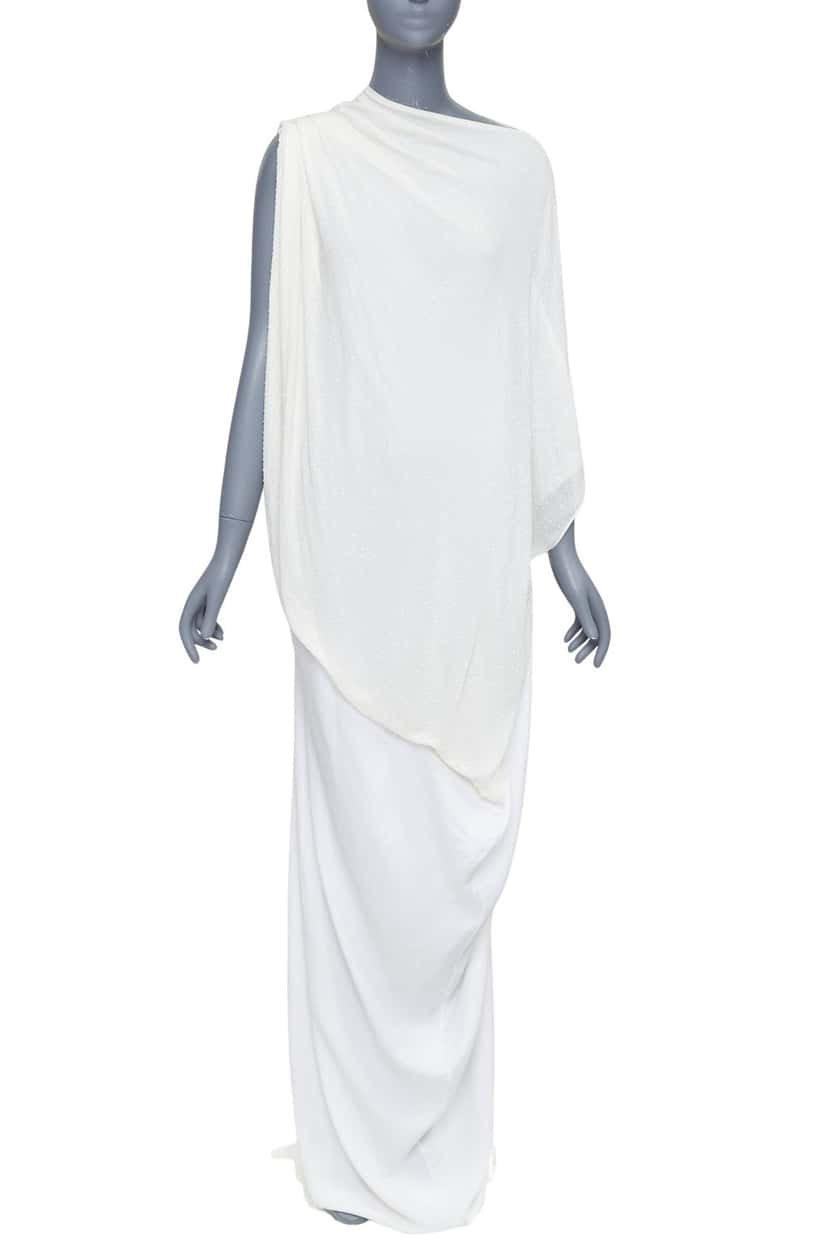 Salvatore Ferragamo Dress White Silk Very good condition - Front View