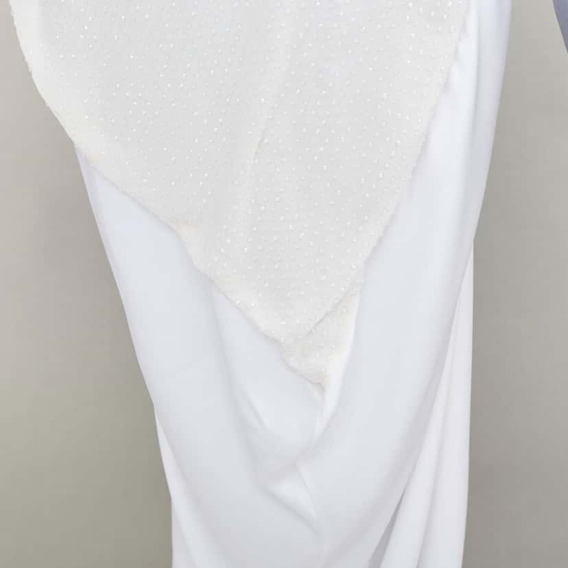 Salvatore Ferragamo Dress White Silk Very good condition - Back View