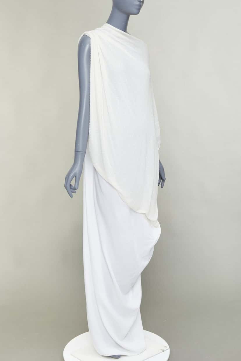 Salvatore Ferragamo Dress White Silk Very good condition - Inside View