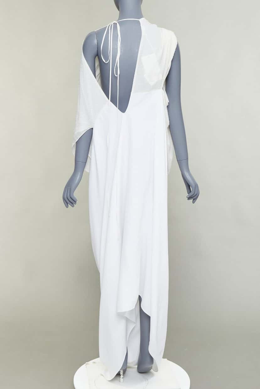 Salvatore Ferragamo Dress White Silk Very good condition - Box View