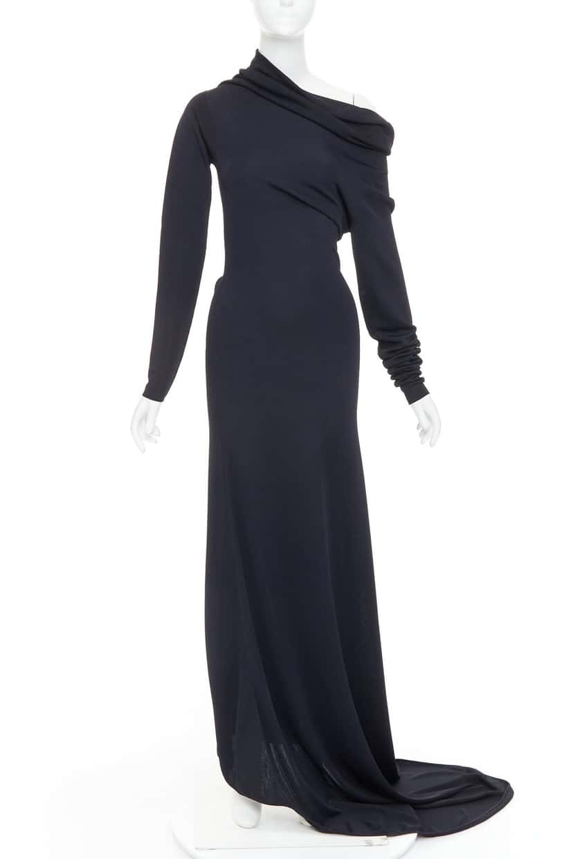 Salvatore Ferragamo Dress Black Viscose Never worn, with tag - Front View