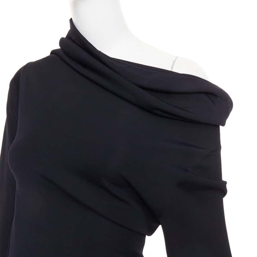 Salvatore Ferragamo Dress Black Viscose Never worn, with tag - Back View