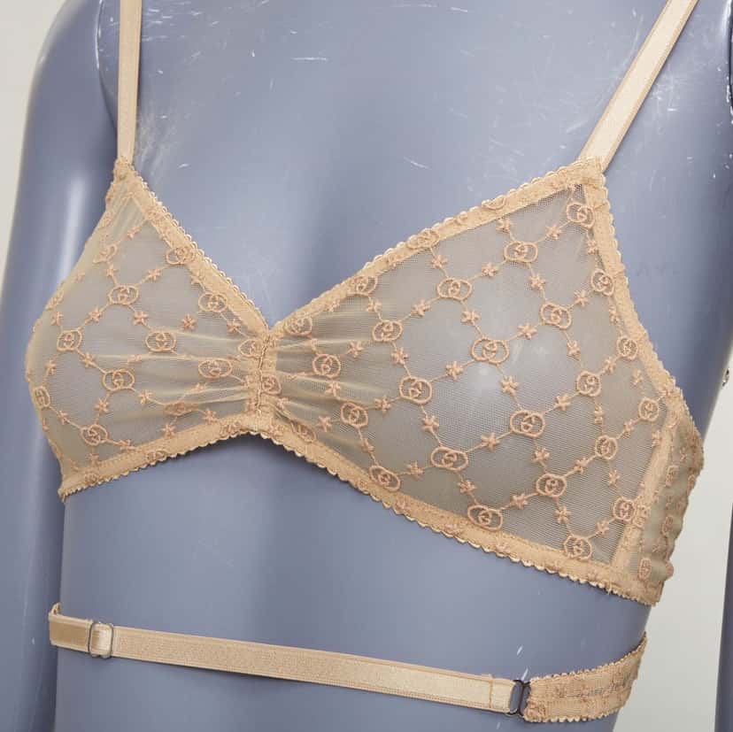 Gucci GG Star Beige Polyamide Never worn, with tag - Back View