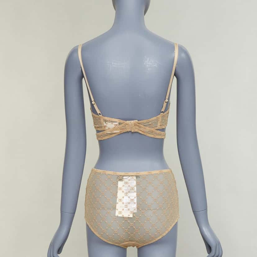 Gucci GG Star Beige Polyamide Never worn, with tag - Box View