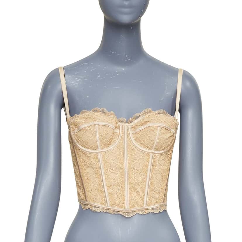 Gucci Beige Cotton Tops Beige Cotton Never worn, with tag - Front View