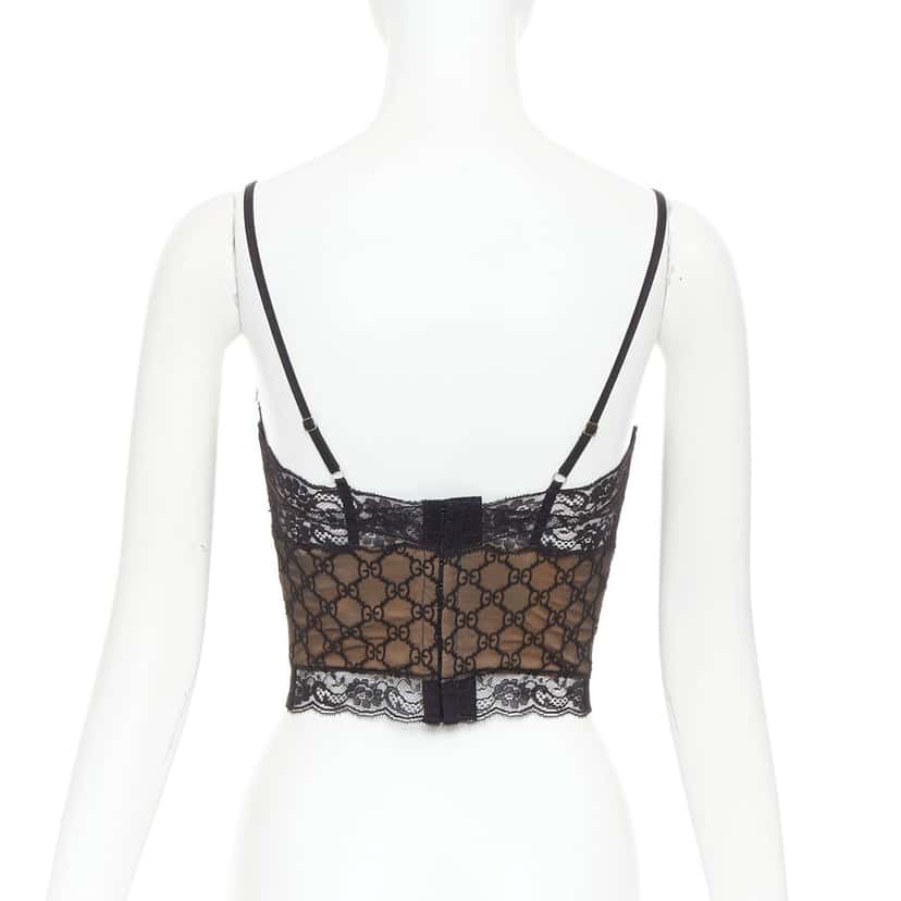 Gucci Top Black Polyester Never worn, with tag - Box View