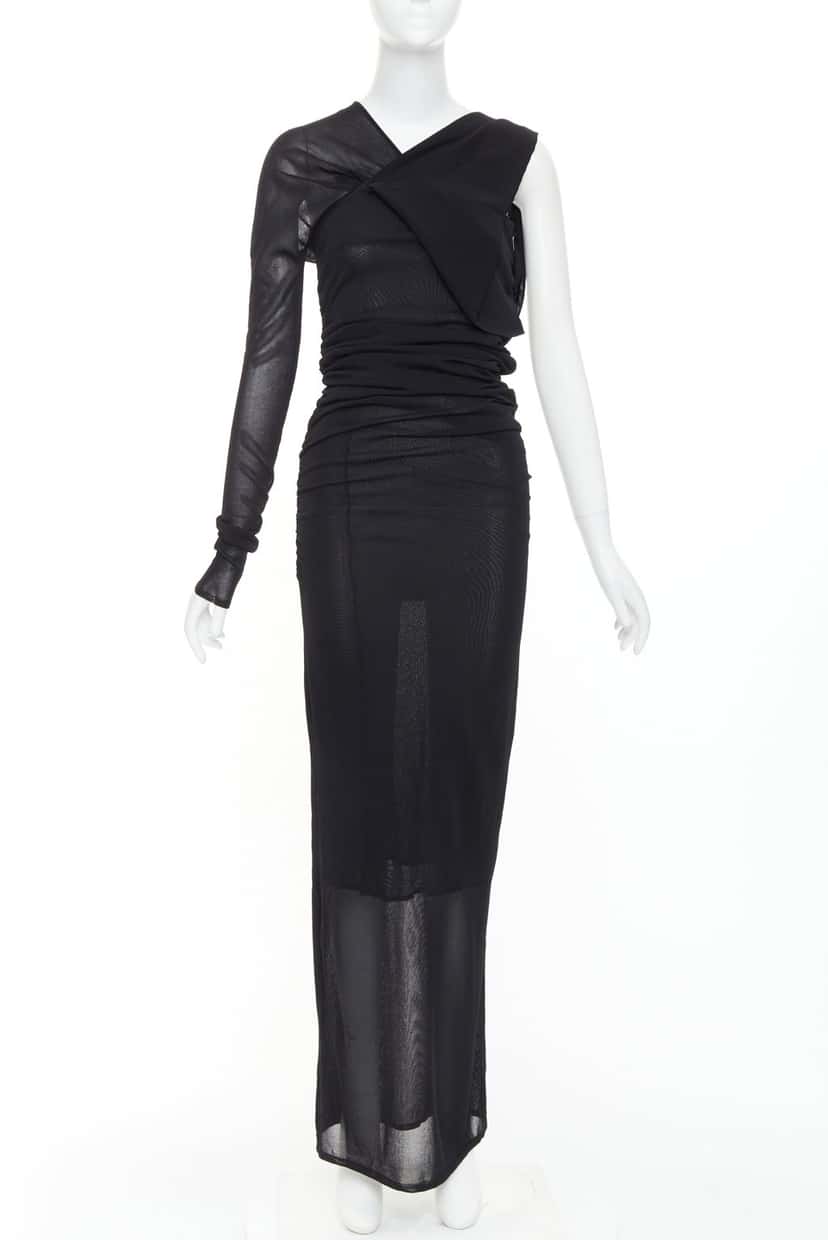 Saint Laurent Dress Black Viscose Never worn, with tag - Front View