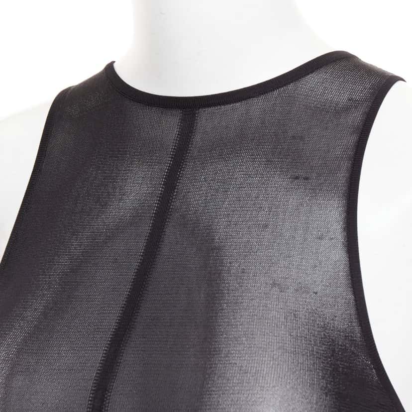 Saint Laurent Dress Black Viscose Never worn, with tag - Back View