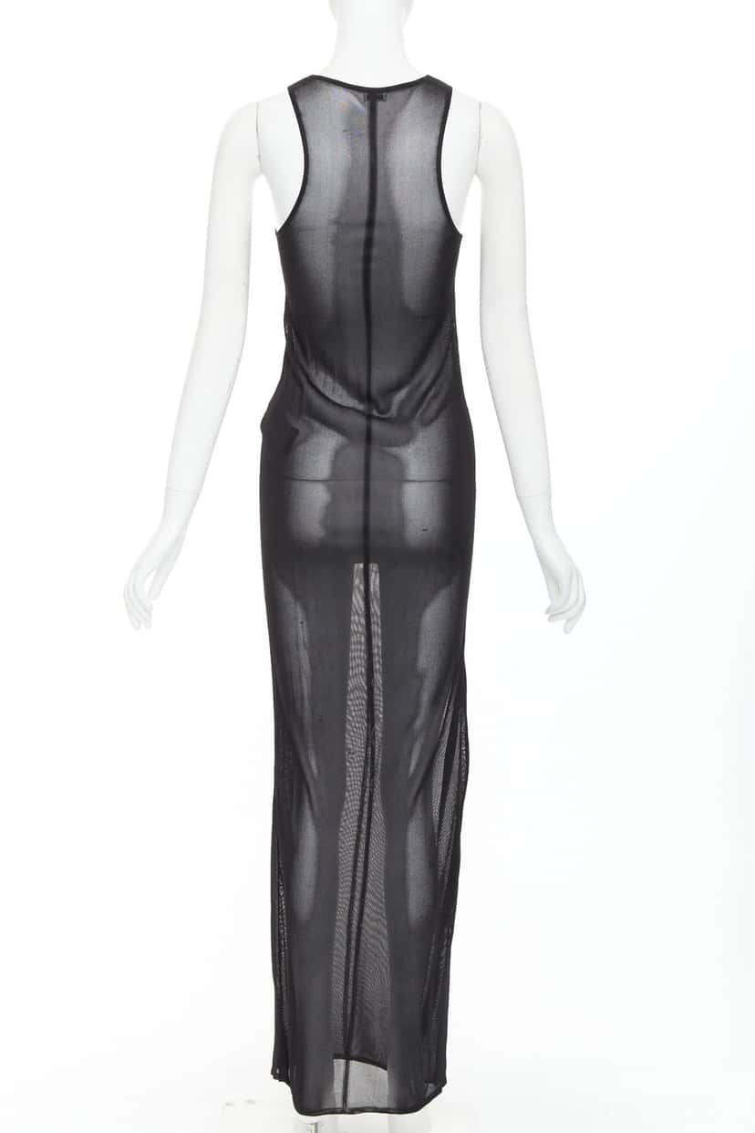 Saint Laurent Dress Black Viscose Never worn, with tag - Box View
