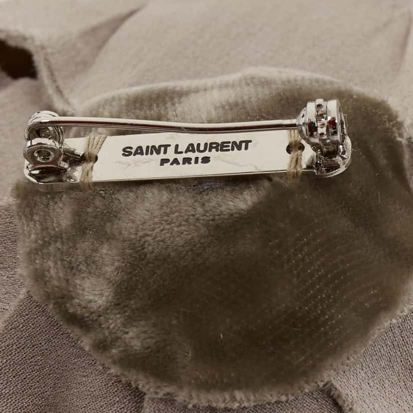 Saint Laurent Pins & brooche Grey Never worn - Box View