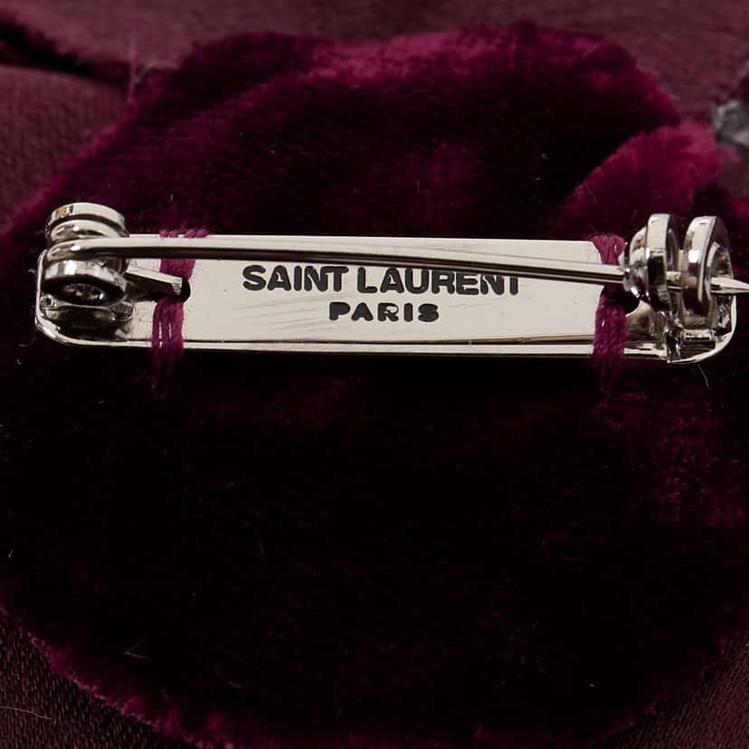 Saint Laurent Pins & brooche Red Never worn - Box View