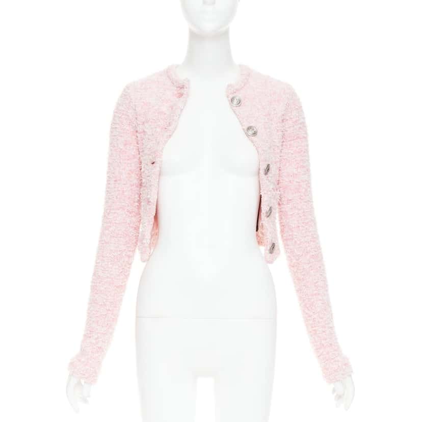 Balenciaga Jacket Pink Cotton Never worn, with tag - Inside View