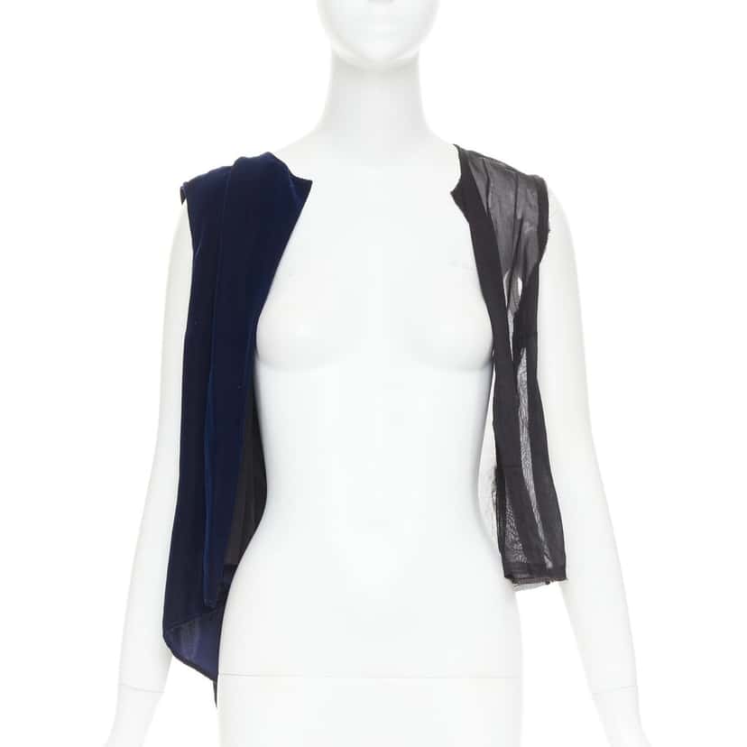 Comme Des Garcons Black Top Black Very good condition - Front View